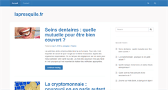 Desktop Screenshot of lapresquile.fr